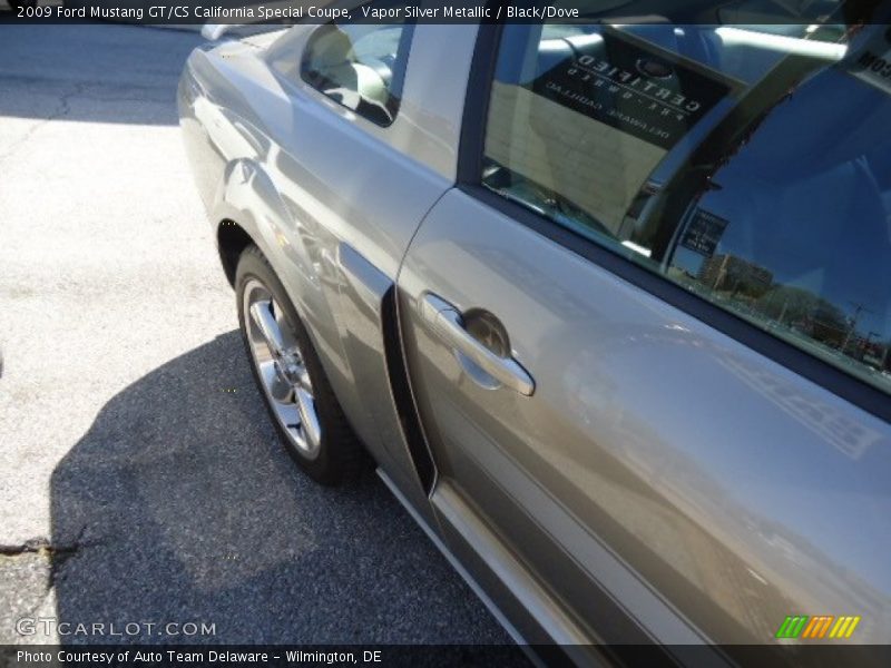 Vapor Silver Metallic / Black/Dove 2009 Ford Mustang GT/CS California Special Coupe