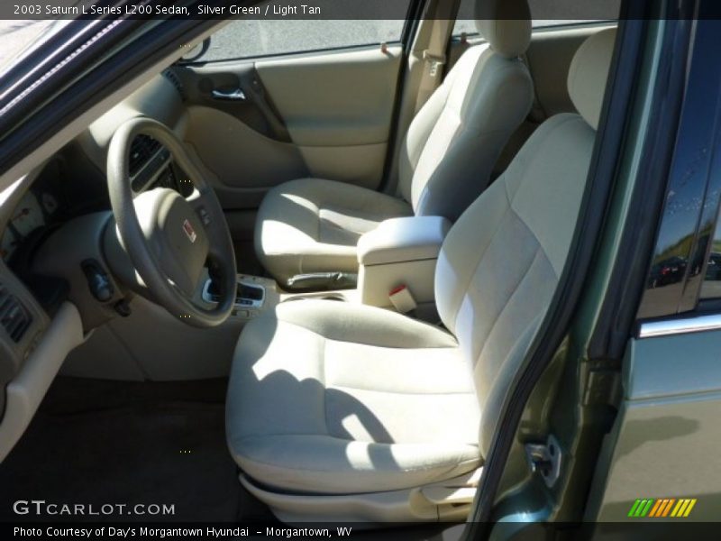 Silver Green / Light Tan 2003 Saturn L Series L200 Sedan