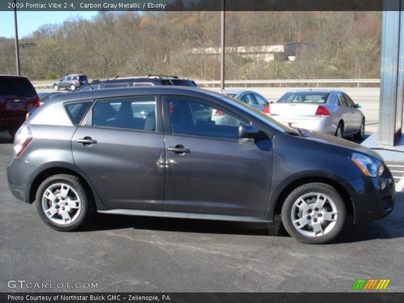 Carbon Gray Metallic / Ebony 2009 Pontiac Vibe 2.4