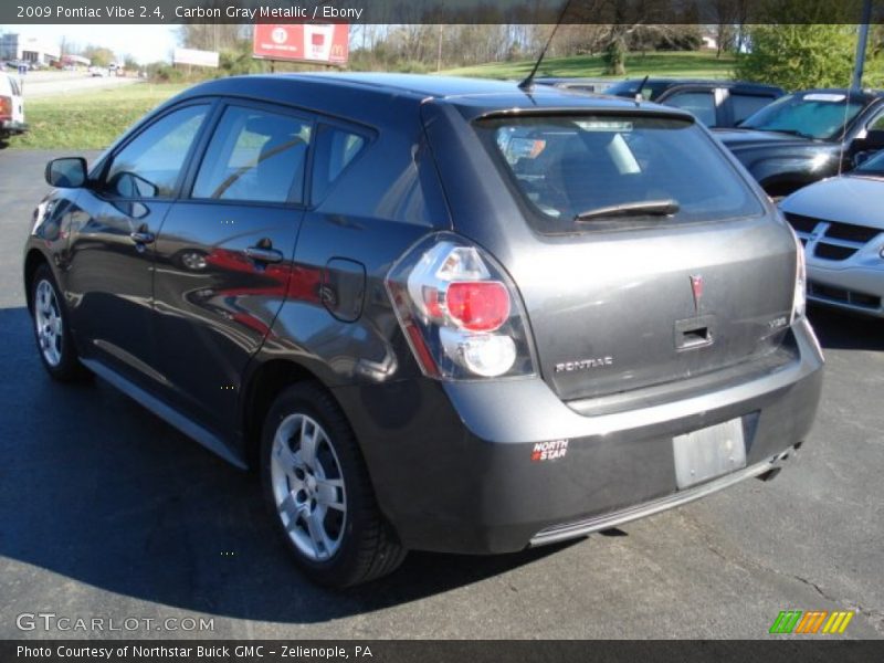 Carbon Gray Metallic / Ebony 2009 Pontiac Vibe 2.4