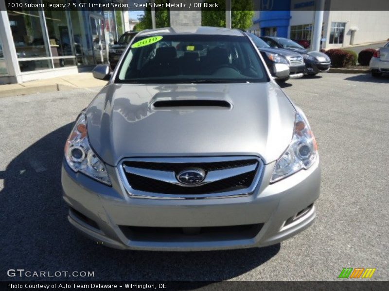 Steel Silver Metallic / Off Black 2010 Subaru Legacy 2.5 GT Limited Sedan