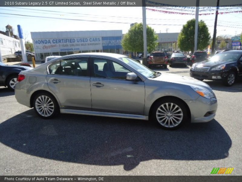 Steel Silver Metallic / Off Black 2010 Subaru Legacy 2.5 GT Limited Sedan