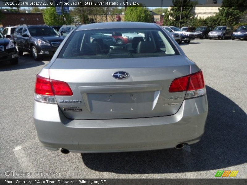 Steel Silver Metallic / Off Black 2010 Subaru Legacy 2.5 GT Limited Sedan