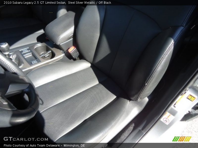 Steel Silver Metallic / Off Black 2010 Subaru Legacy 2.5 GT Limited Sedan
