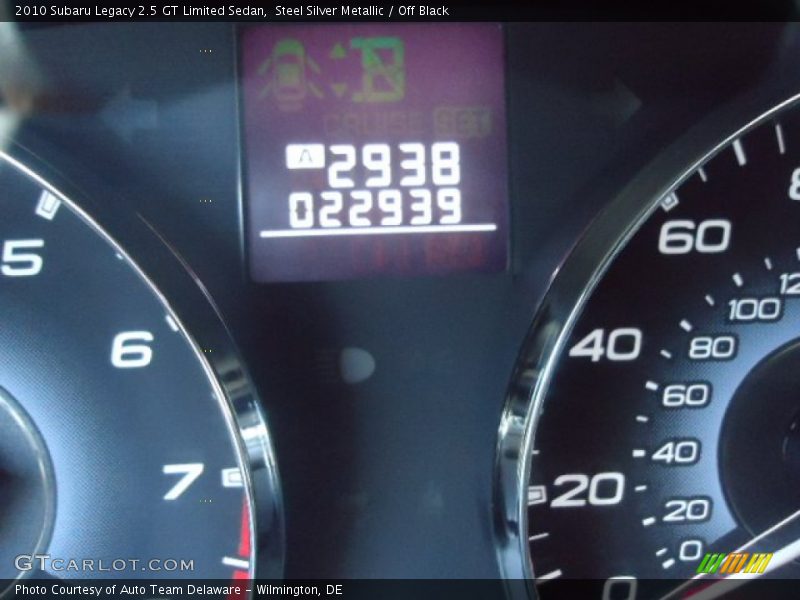 Steel Silver Metallic / Off Black 2010 Subaru Legacy 2.5 GT Limited Sedan