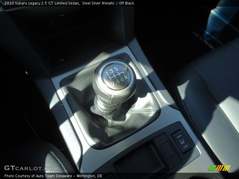  2010 Legacy 2.5 GT Limited Sedan 6 Speed Manual Shifter