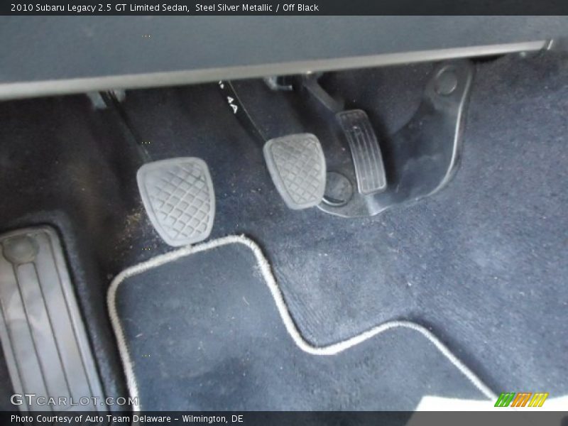 Steel Silver Metallic / Off Black 2010 Subaru Legacy 2.5 GT Limited Sedan