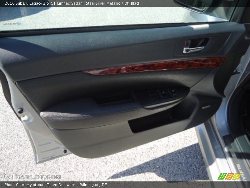 Steel Silver Metallic / Off Black 2010 Subaru Legacy 2.5 GT Limited Sedan