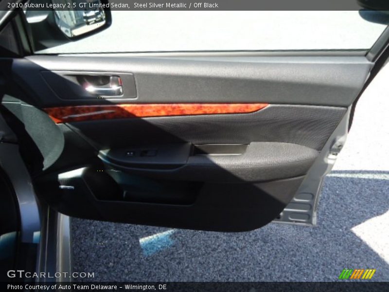 Steel Silver Metallic / Off Black 2010 Subaru Legacy 2.5 GT Limited Sedan