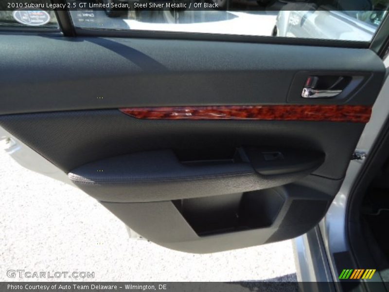 Steel Silver Metallic / Off Black 2010 Subaru Legacy 2.5 GT Limited Sedan