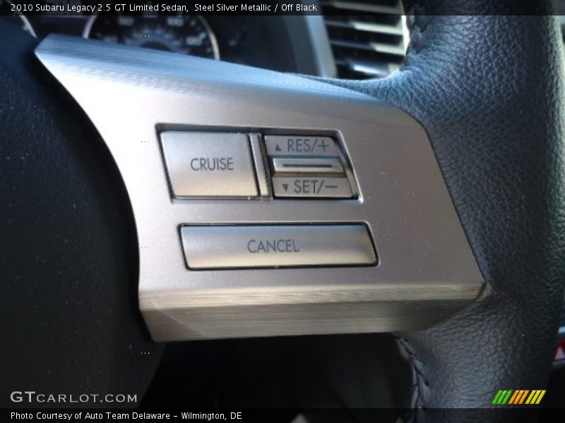Steel Silver Metallic / Off Black 2010 Subaru Legacy 2.5 GT Limited Sedan