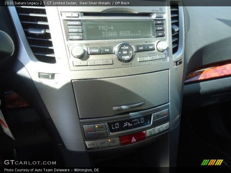 Steel Silver Metallic / Off Black 2010 Subaru Legacy 2.5 GT Limited Sedan