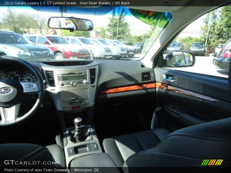 Steel Silver Metallic / Off Black 2010 Subaru Legacy 2.5 GT Limited Sedan