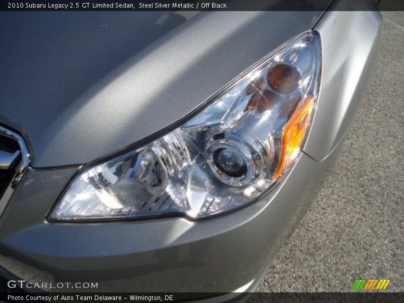 Steel Silver Metallic / Off Black 2010 Subaru Legacy 2.5 GT Limited Sedan