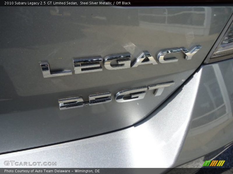 Steel Silver Metallic / Off Black 2010 Subaru Legacy 2.5 GT Limited Sedan