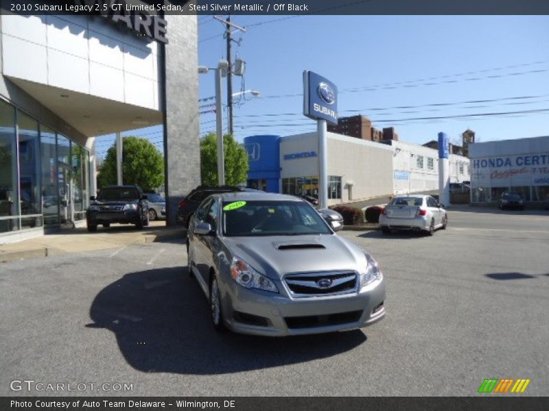 Steel Silver Metallic / Off Black 2010 Subaru Legacy 2.5 GT Limited Sedan