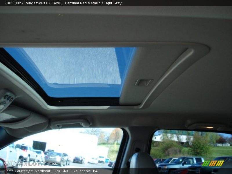 Cardinal Red Metallic / Light Gray 2005 Buick Rendezvous CXL AWD