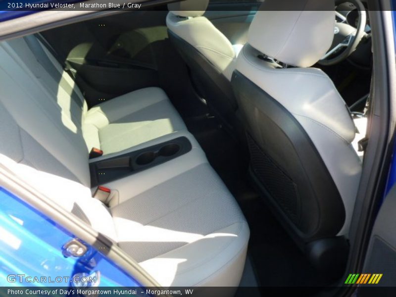 Marathon Blue / Gray 2012 Hyundai Veloster