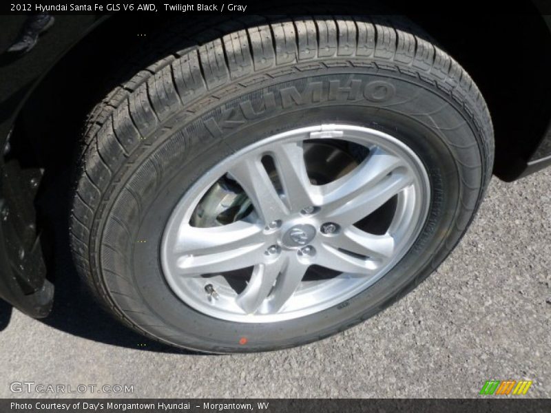 Twilight Black / Gray 2012 Hyundai Santa Fe GLS V6 AWD