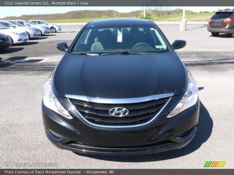 Midnight Black / Gray 2012 Hyundai Sonata GLS