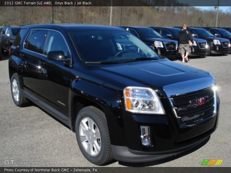 Onyx Black / Jet Black 2012 GMC Terrain SLE AWD