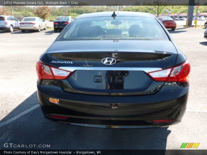 Midnight Black / Gray 2012 Hyundai Sonata GLS