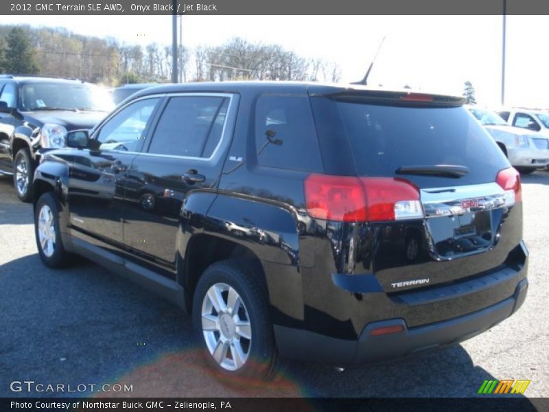 Onyx Black / Jet Black 2012 GMC Terrain SLE AWD