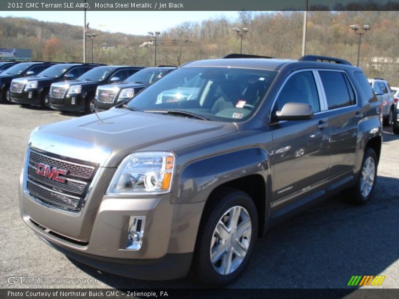 Mocha Steel Metallic / Jet Black 2012 GMC Terrain SLE AWD