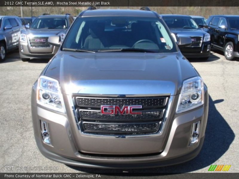 Mocha Steel Metallic / Jet Black 2012 GMC Terrain SLE AWD