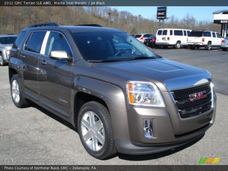 Mocha Steel Metallic / Jet Black 2012 GMC Terrain SLE AWD