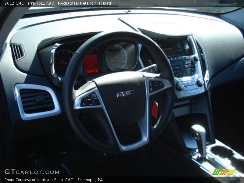 Mocha Steel Metallic / Jet Black 2012 GMC Terrain SLE AWD