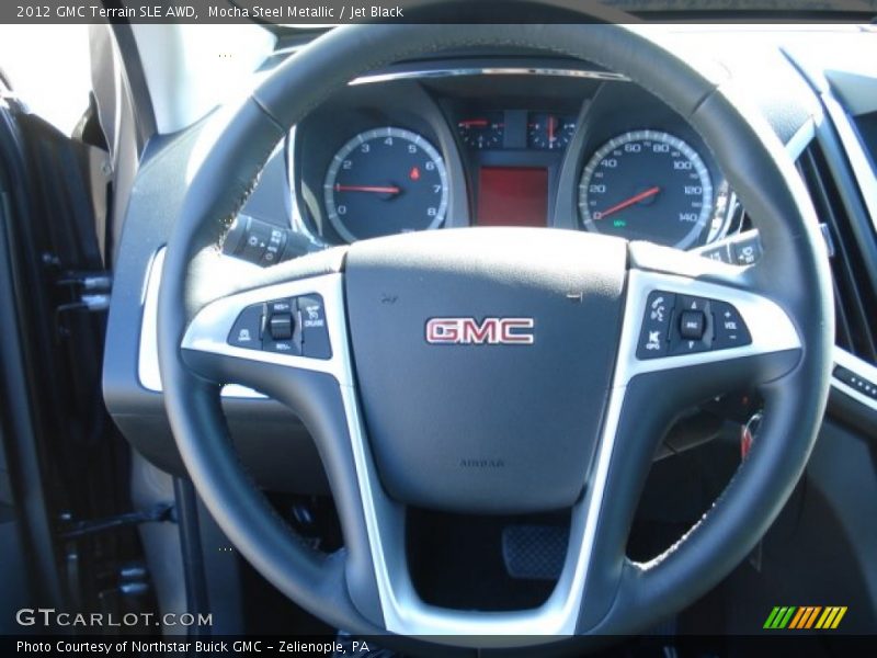 Mocha Steel Metallic / Jet Black 2012 GMC Terrain SLE AWD