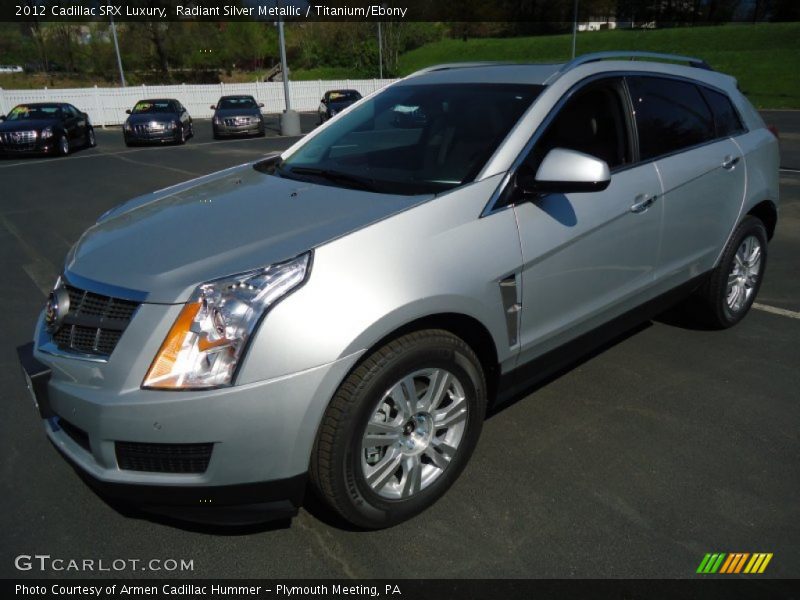 Radiant Silver Metallic / Titanium/Ebony 2012 Cadillac SRX Luxury