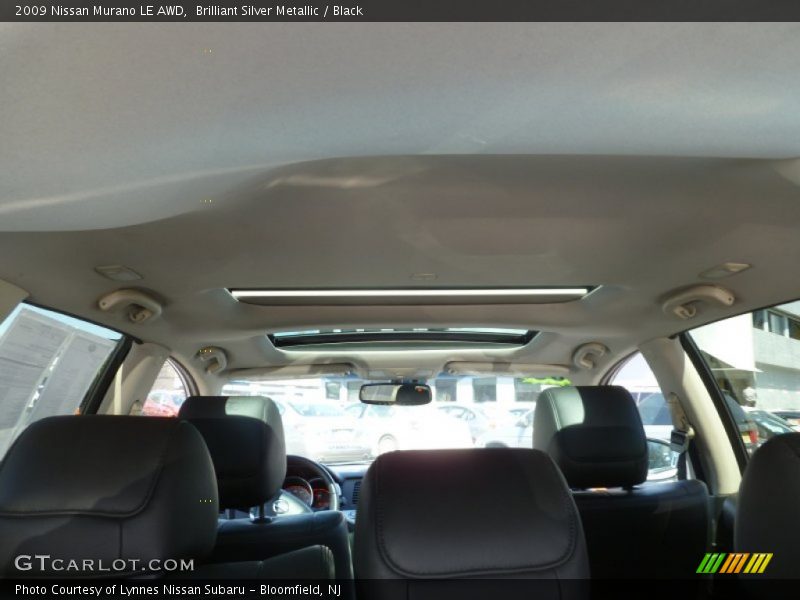 Brilliant Silver Metallic / Black 2009 Nissan Murano LE AWD