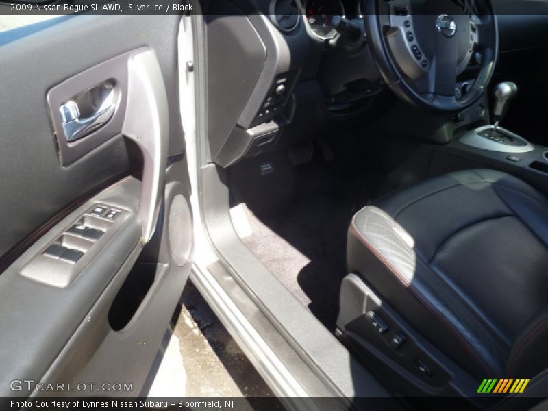 Silver Ice / Black 2009 Nissan Rogue SL AWD