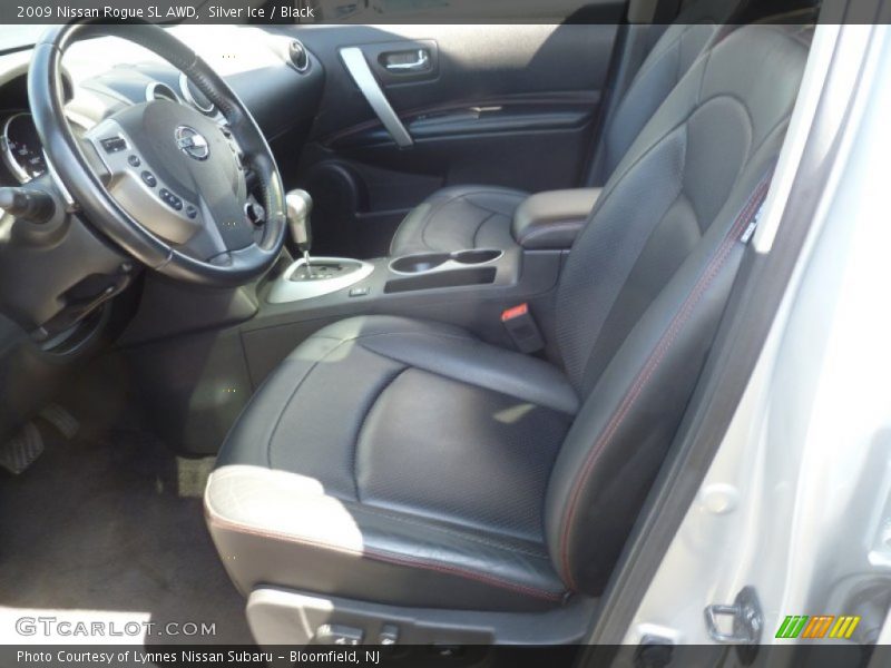 Silver Ice / Black 2009 Nissan Rogue SL AWD