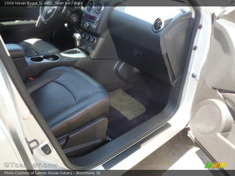 Silver Ice / Black 2009 Nissan Rogue SL AWD