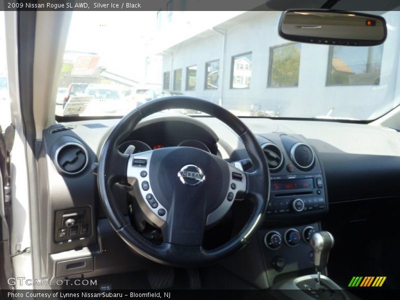 Silver Ice / Black 2009 Nissan Rogue SL AWD
