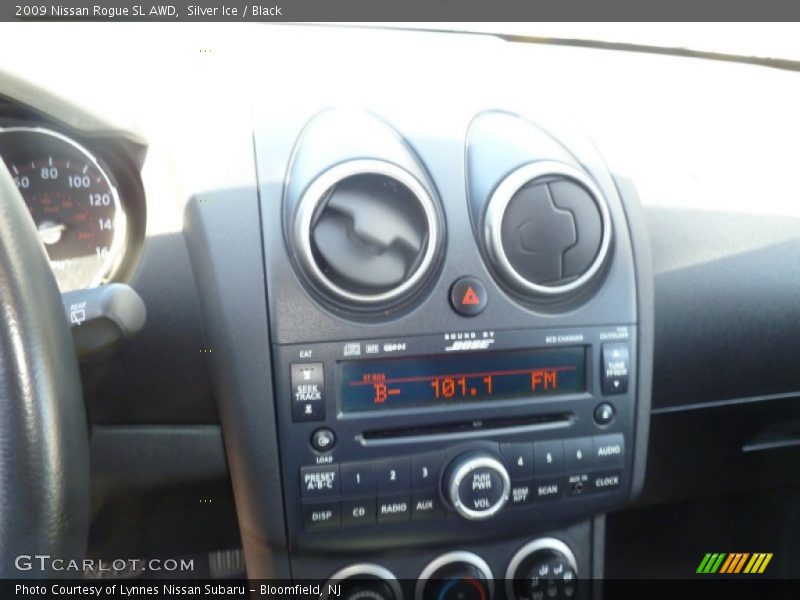 Silver Ice / Black 2009 Nissan Rogue SL AWD