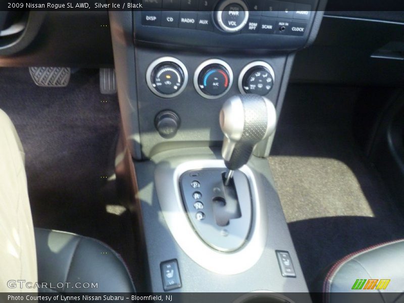 Silver Ice / Black 2009 Nissan Rogue SL AWD