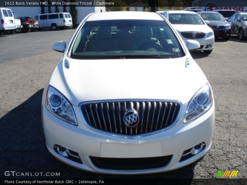 White Diamond Tricoat / Cashmere 2012 Buick Verano FWD