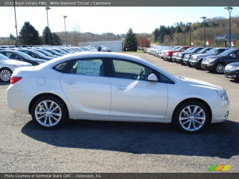 White Diamond Tricoat / Cashmere 2012 Buick Verano FWD