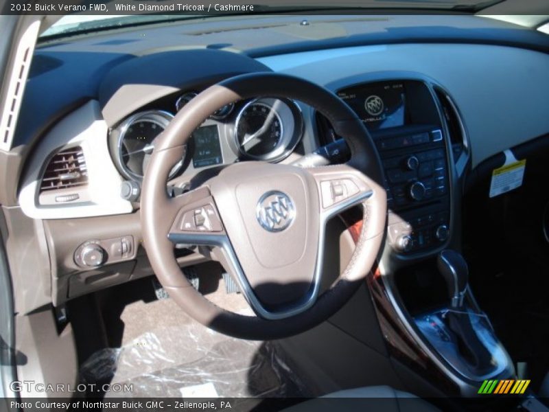 White Diamond Tricoat / Cashmere 2012 Buick Verano FWD
