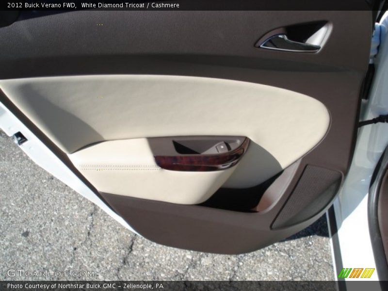White Diamond Tricoat / Cashmere 2012 Buick Verano FWD