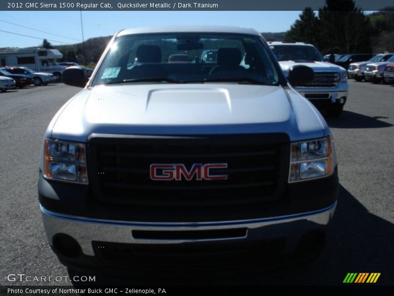 Quicksilver Metallic / Dark Titanium 2012 GMC Sierra 1500 Regular Cab