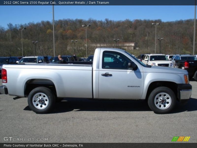 Quicksilver Metallic / Dark Titanium 2012 GMC Sierra 1500 Regular Cab