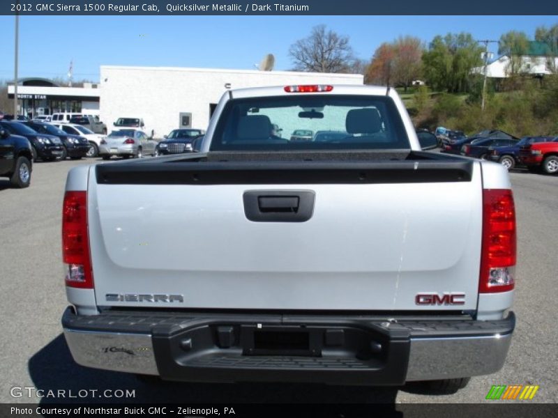 Quicksilver Metallic / Dark Titanium 2012 GMC Sierra 1500 Regular Cab