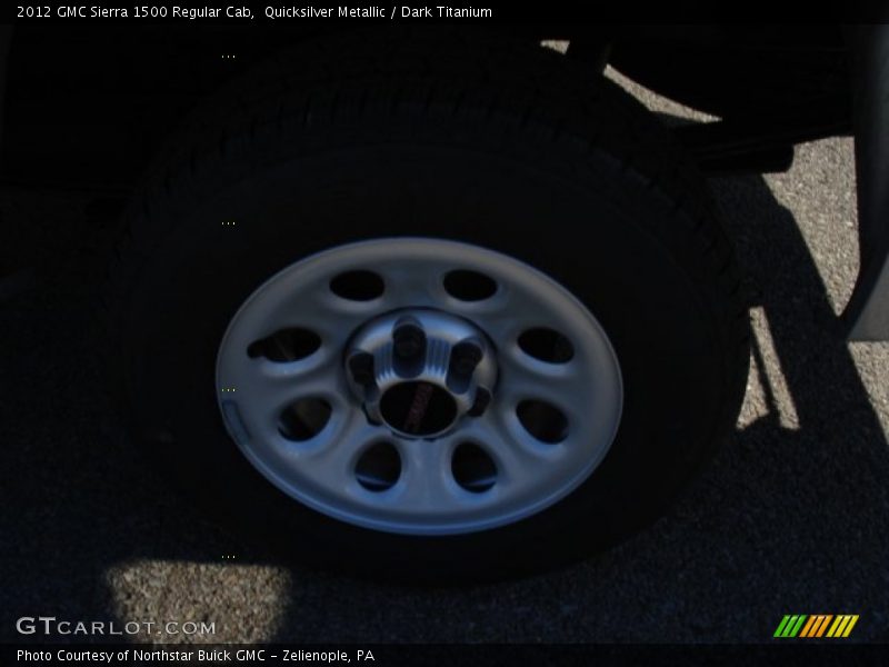 Quicksilver Metallic / Dark Titanium 2012 GMC Sierra 1500 Regular Cab