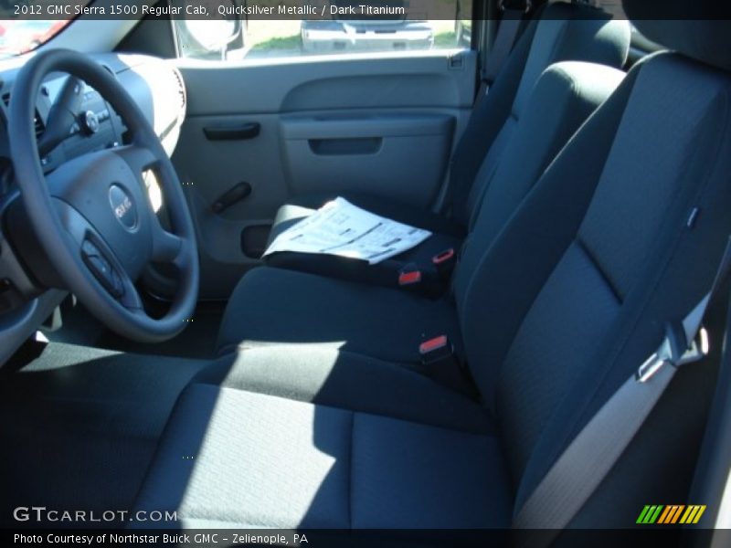 Quicksilver Metallic / Dark Titanium 2012 GMC Sierra 1500 Regular Cab