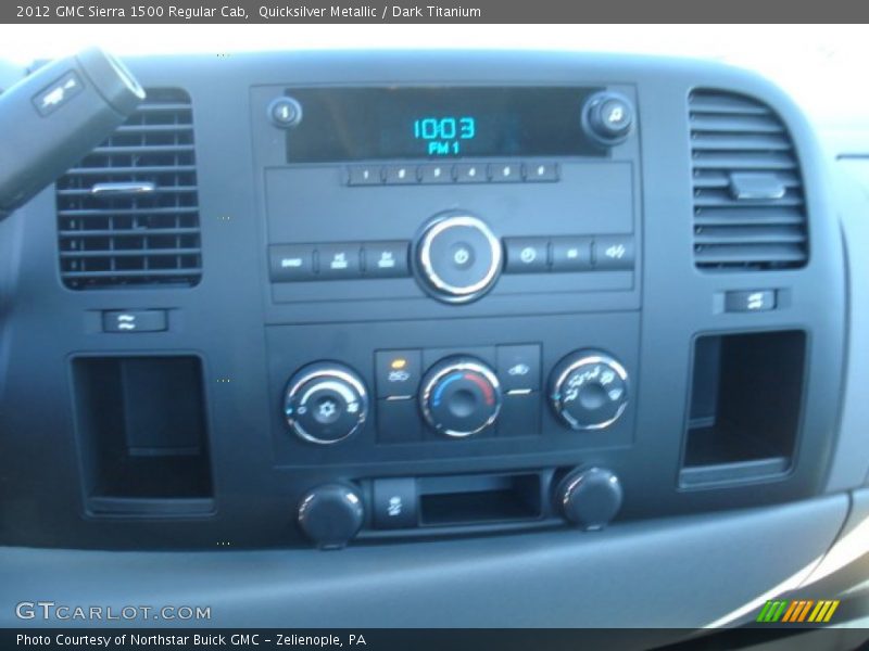 Quicksilver Metallic / Dark Titanium 2012 GMC Sierra 1500 Regular Cab